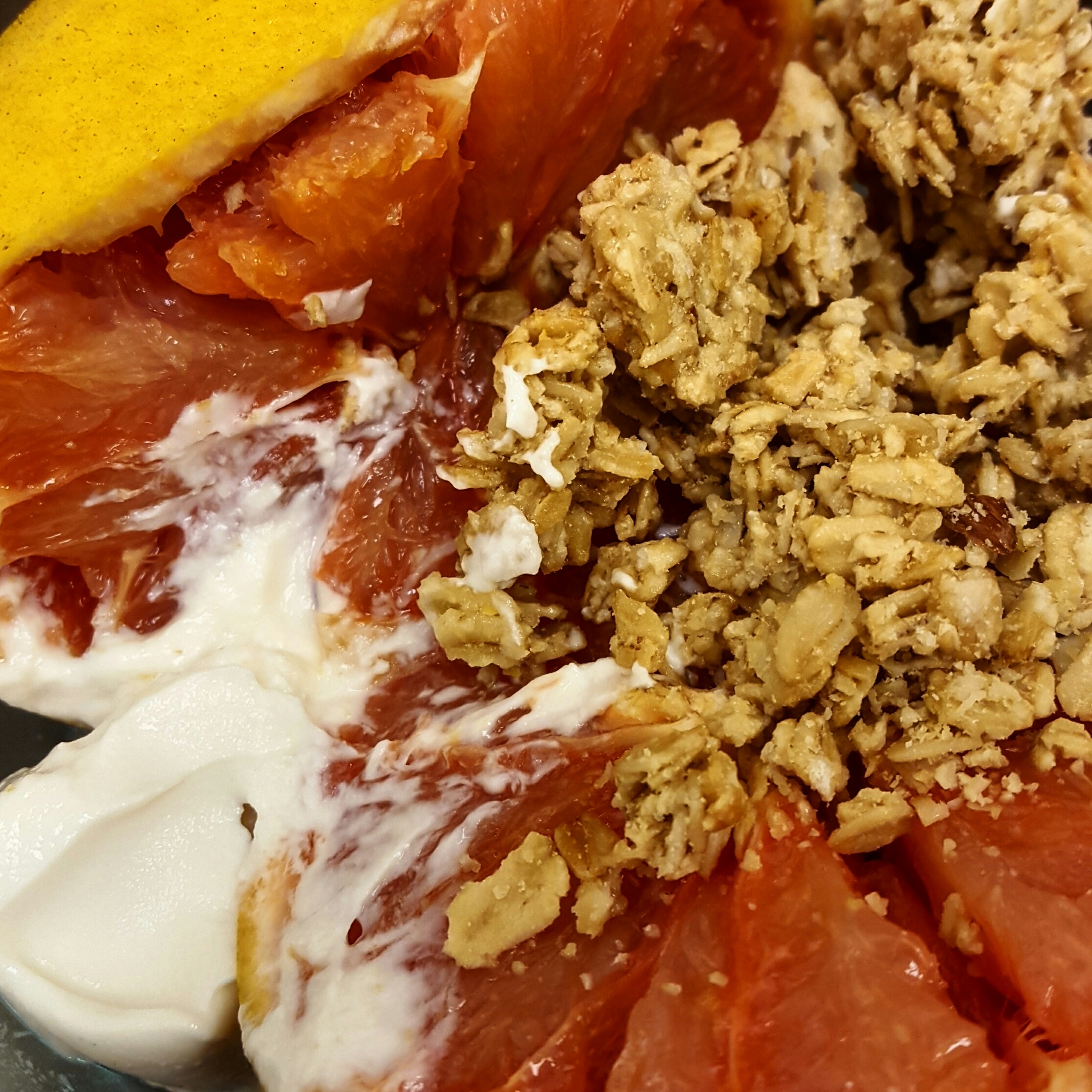 grapefruit and granola