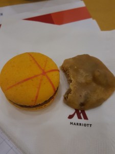 macaron and praline