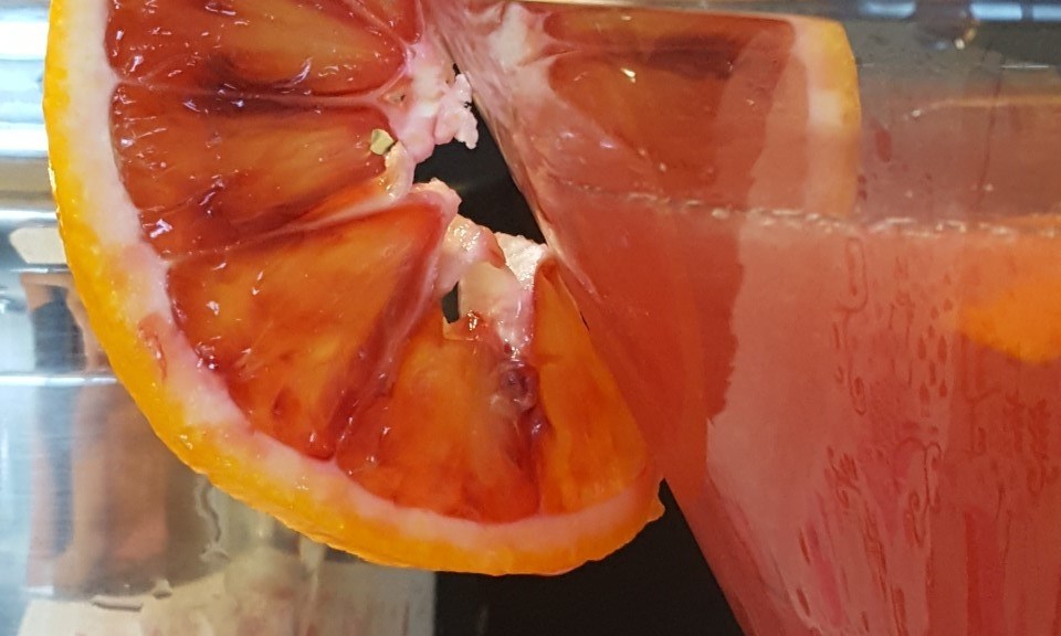 blood orange martini