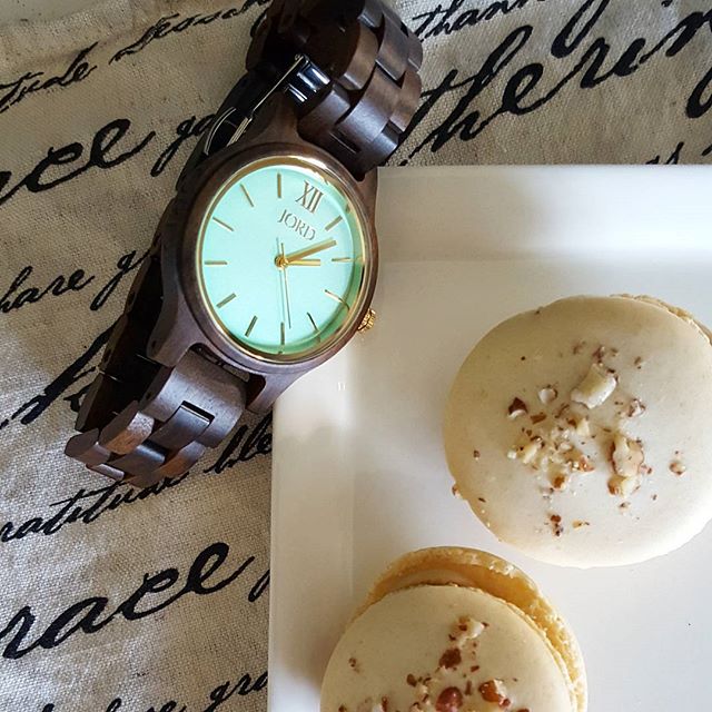 Timing my bliss break  macarons a cup of coffeehellip