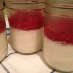 Small Batch Raspberry Panna Cotta