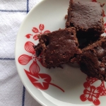 Wine-y Dark Chocolate Brownies