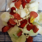 Cucumber and Nasturtium Salad