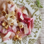 Beet Ravioli in Wonton Wrappers