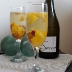 Peach Sage Bellinis