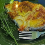 Squash Blossom Quiche