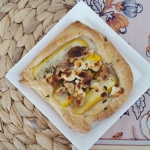 Summer Squash and Goat Cheese Tart