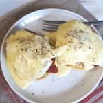 Bacon Avocado Eggs Benedict