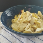 Roasted Cauliflower Pasta with Cream Sauce