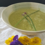 Roasted Asparagus Nettle Soup