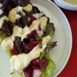 Wedge Salad with Fresh Ginger Yogurt Dressing