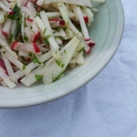 Kohlrabi Radish Coleslaw