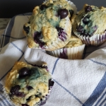 Vegan Blueberry Coconut Muffins