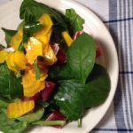 Blood Orange, Beet, and Spinach Salad