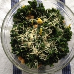 Massaged Kale Salad with Preserved Meyer Lemons