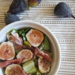 Fig and Prosciutto Salad with Creamy Parmesan Dressing