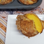Nectarine Coffee Cake Muffins