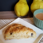 Pear and Chocolate Scones