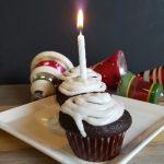 Vegan Chocolate Cherry Cupcakes and 1 Year Blogiversary!