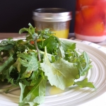 Baby Kale Salad with Bitter Blood Orange Vinaigrette