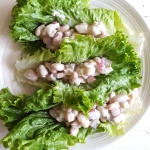 Gluten Free White Bean Radish Lettuce Wraps