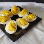 Deviled Eggs with Preserved Lemon and Dukkah