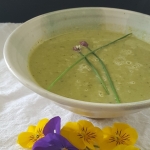 Roasted Asparagus Nettle Soup