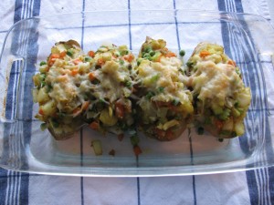 Stuffed potatoes
