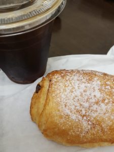 croissant and coffee