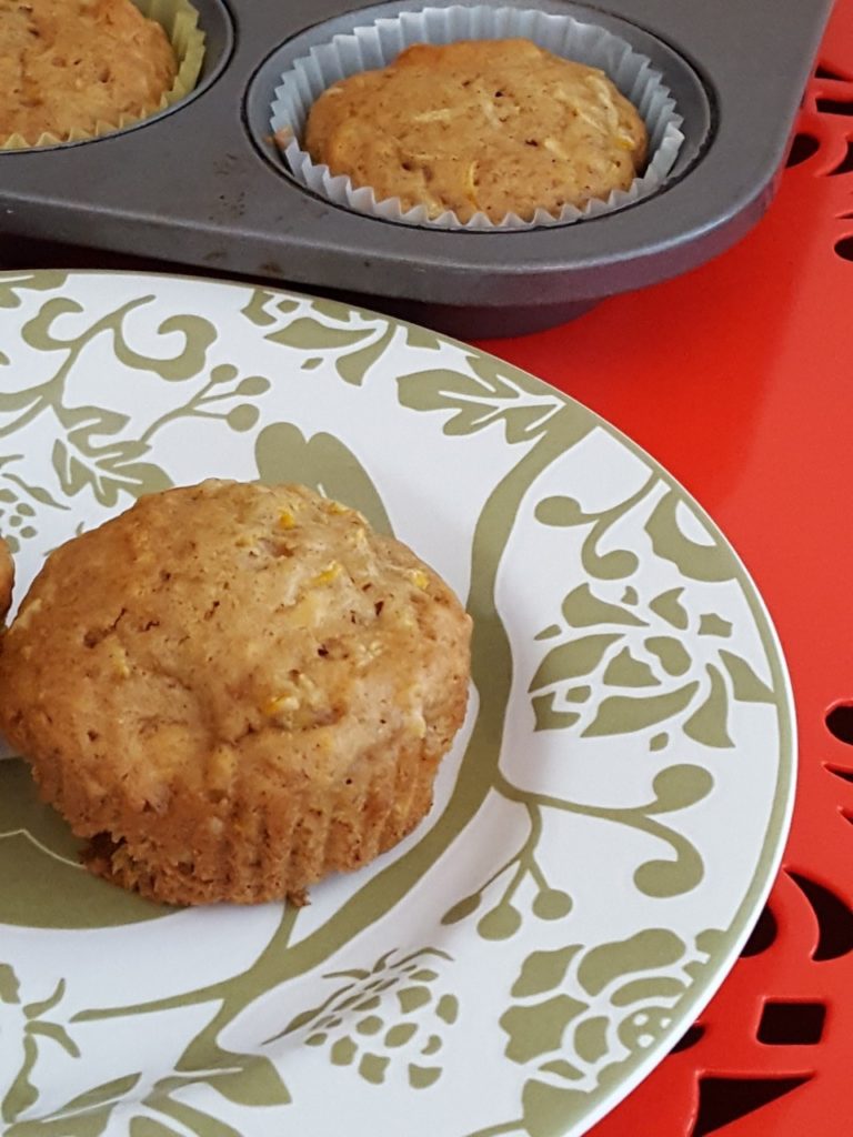 zucchini coconut cashew muffins