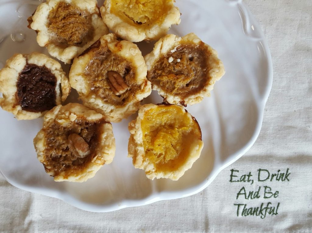 Mini Pumpkin Pies Four Ways