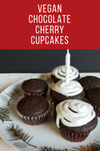 Vegan Chocolate Cherry Cupcakes