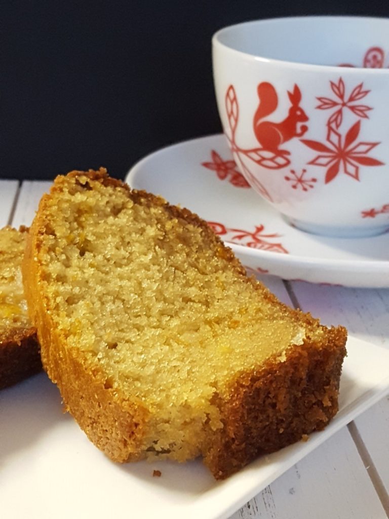 Blood Orange Vanilla Bean Pound Cake