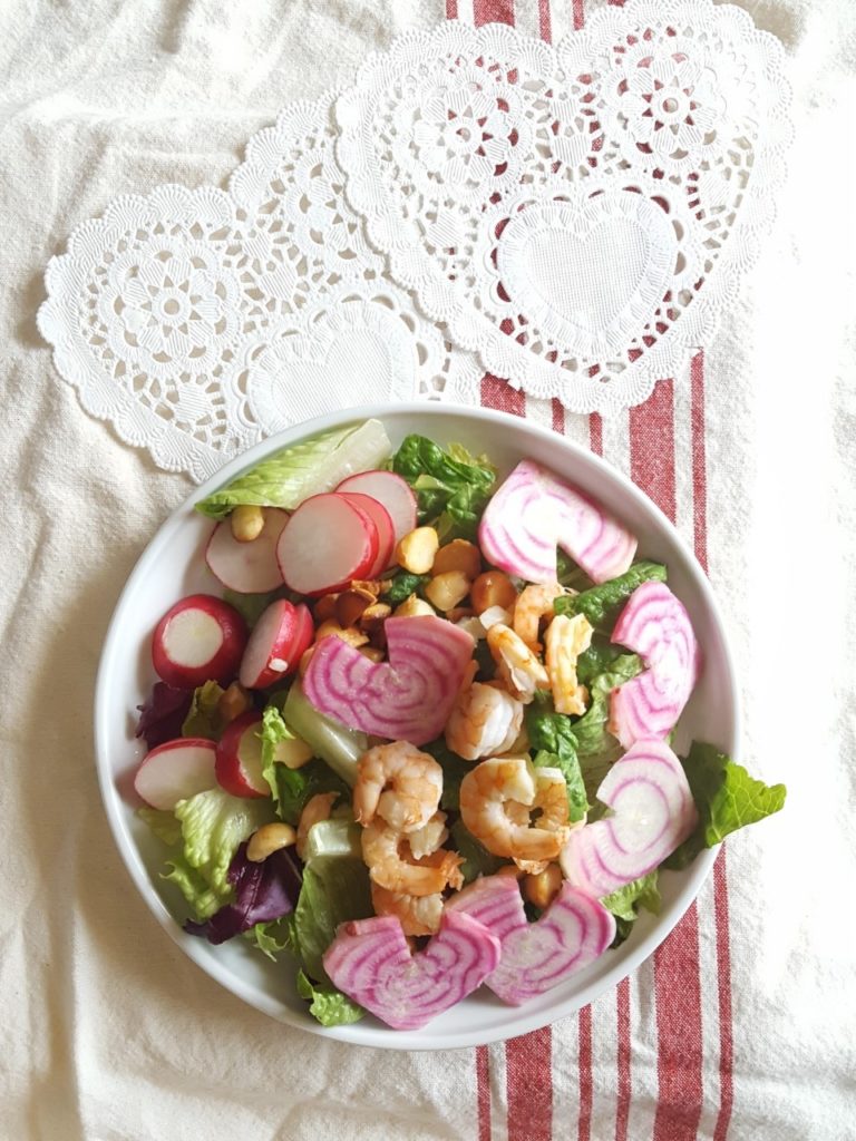 macadamia lemon shrimp salad