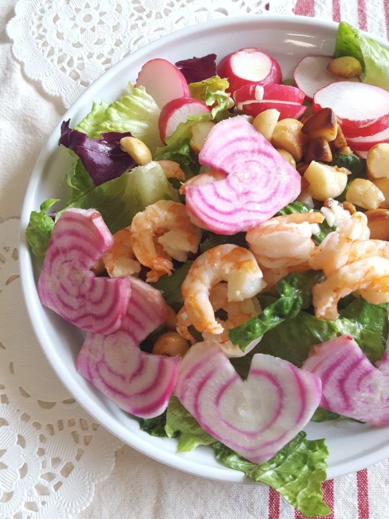 macadamia lemon shrimp salad