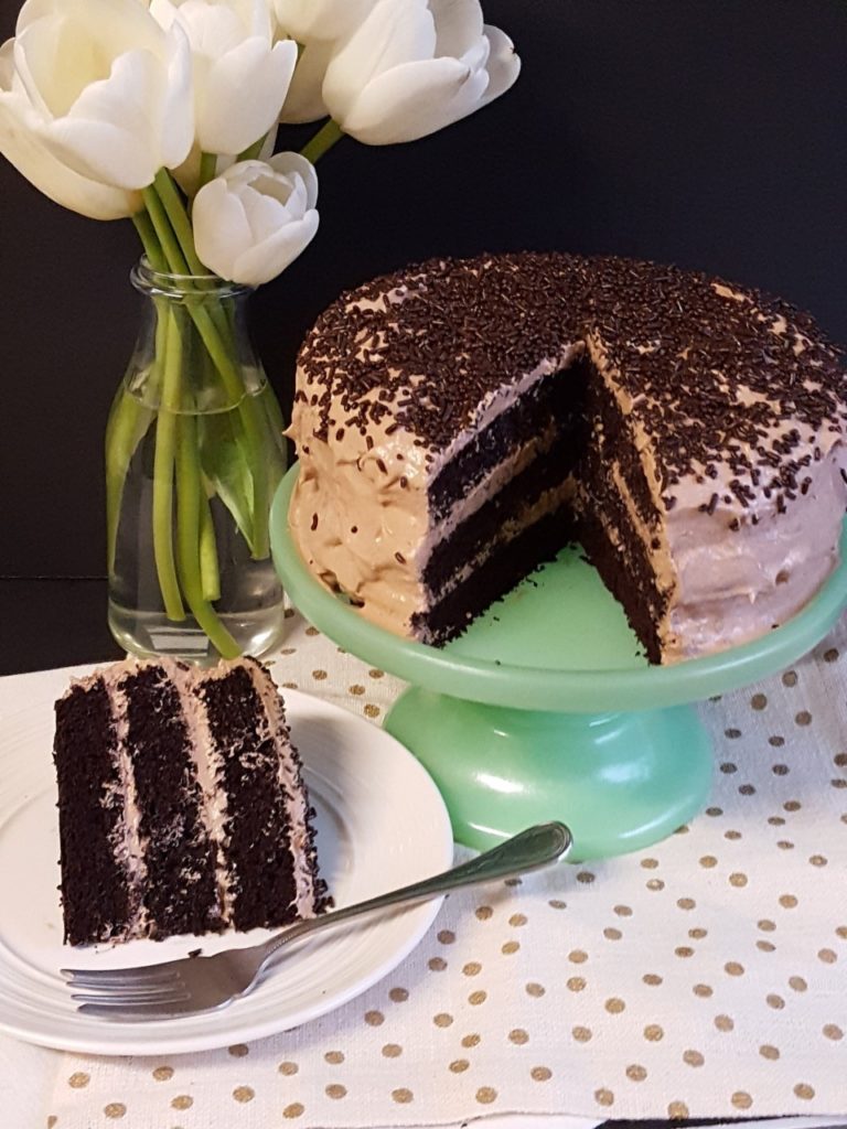 red wine chocolate cake