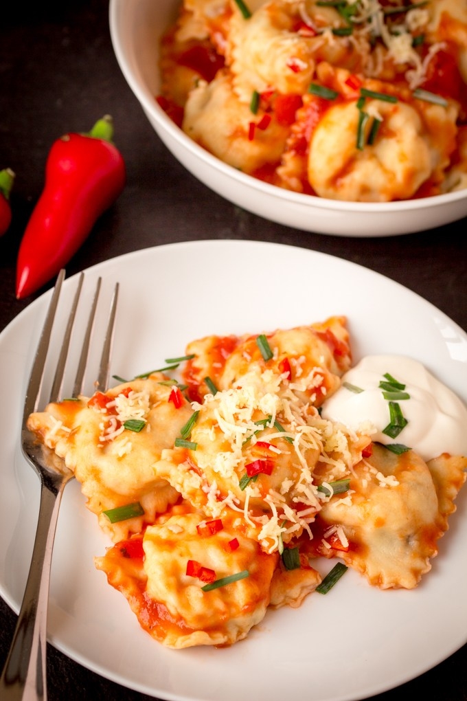 Kitchen Sanctuary’s Spicy Burrito Ravioli