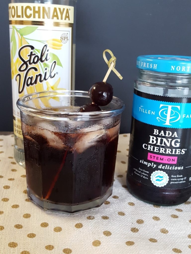 Cherry Vanilla Vodka Cola Cocktail