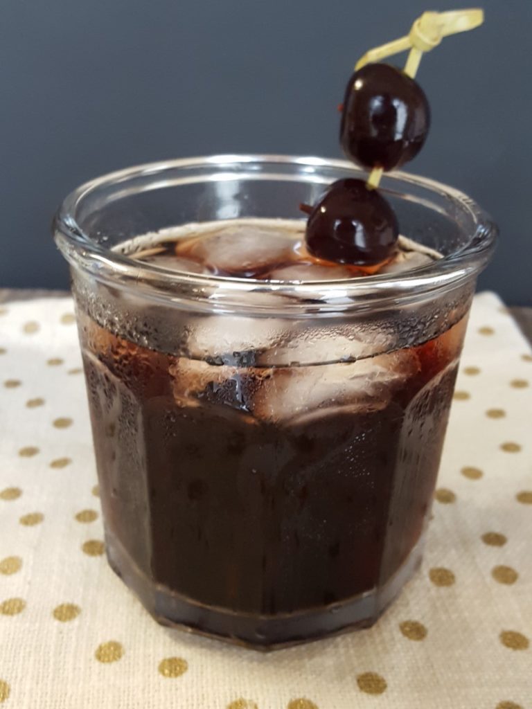 Cherry Vanilla Vodka Cola Cocktail