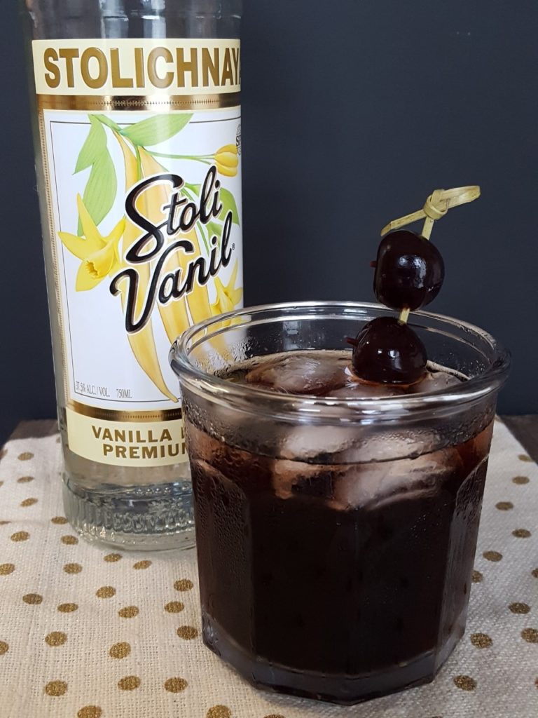 Cherry Vanilla Vodka Cola Cocktail