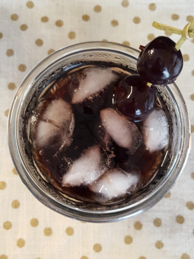Cherry Vanilla Vodka Cola Cocktail