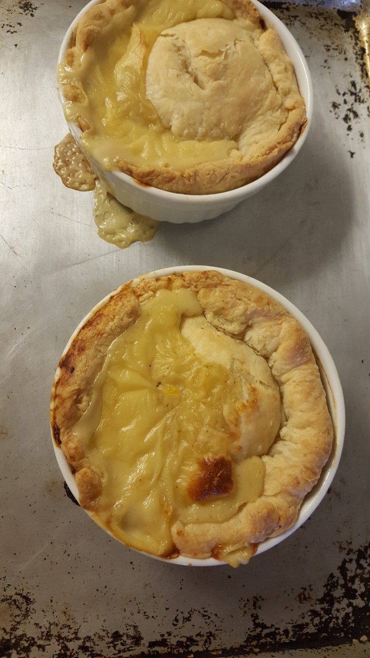 Freezer Friendly Broccoli Cheddar Pot Pie