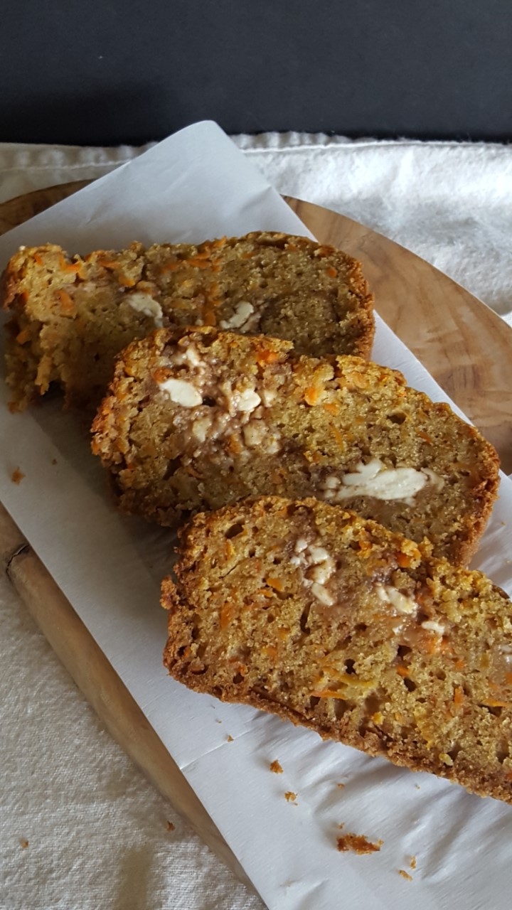 Carrot Cream Cheese Swirl Bread